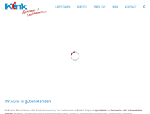 Tablet Screenshot of lackierzentrum-klink.de